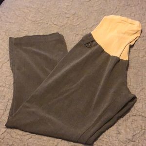 Gray maternity pants